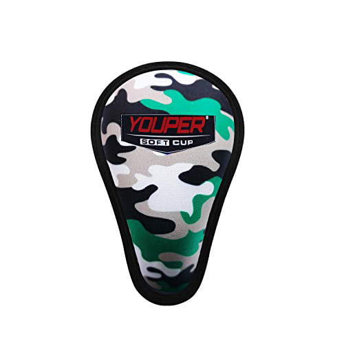 Lacrosse Ages 7-12 MMA Hockey Youper Boys Youth Soft Foam Protective Athletic Cup Football Kid Athletic Cup for Baseball 