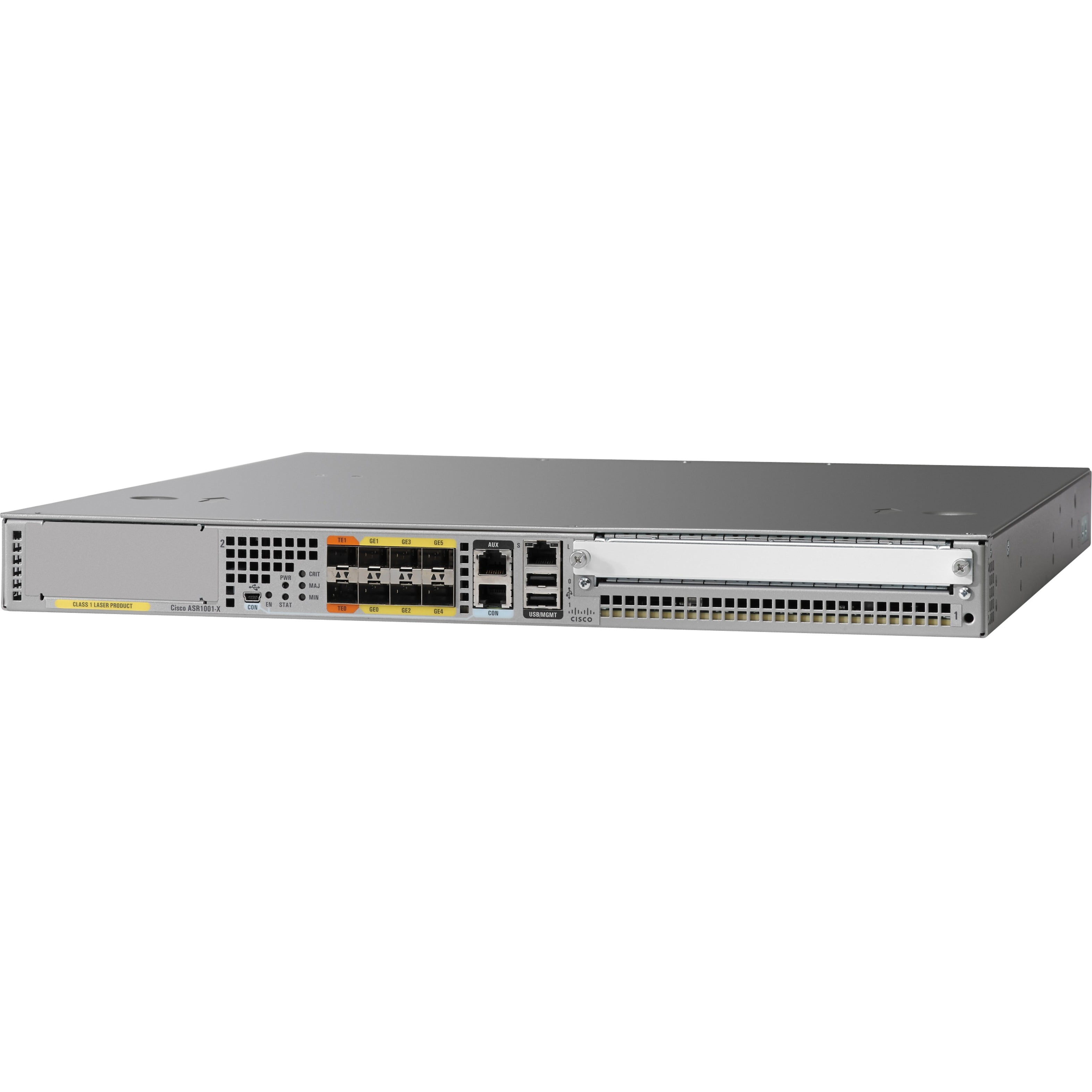 Cisco ASR 1001-X - router - rack-mountable - with Cisco ASR 1000 Series Embedded Services Processor 20Gbps