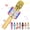 Gold, variant on General Kids Karaoke Microphone Machine Toy Bluetooth Microphone Portable Wireless Karaoke Machine Handheld with LED Lights, Gift for Children Adults Birthday Party, Home KTV(Black Red)