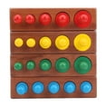 thumbnail image 2 of Cylinder Block Set, Wooden Cylinder Set, Fashionable Non-Toxic For 36 Months + Children, 2 of 8