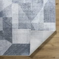 thumbnail image 2 of Livabliss Washable Rugs for Living Room, 3x7 Lillian Modern Charcoal Runner Area Rug, Bedroom Dining Room Home Decor Stain Resistant Carpet (2'7" x 7'3" Runner), 2 of 7