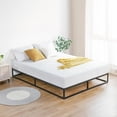 thumbnail image 2 of 9 Inch Modern Metal Platform Bed Frame, Steel Slat Anti-Slip Support, Steel Mattress Foundation, No Box Spring Needed, Black,, 2 of 2