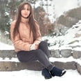 thumbnail image 3 of Ecetana Womens Winter Snow Boots Keep Warm Ankle Boots Waterproof Outdoor Booties, 3 of 8