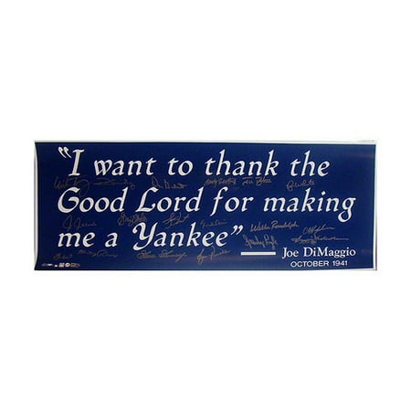 MLB - New York Yankees 12x36 Autographed Photograph