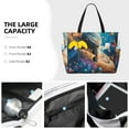 thumbnail image 3 of Balery Colorful Planet Universe Beach Travel Bag - Water-Resistant, Large Capacity Lightweight Tote with 7 Pockets for Women and Men - Perfect for Beach, Pool, Gym, and Travel, 3 of 7