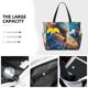 thumbnail image 3 of Fotbe Colorful Planet Universe Bolsa de Viaje para Playa - Resistente al Agua, Bolsa Tote de Gran Capacidad y Ligera con 7 Bolsillos para Mujeres y Hombres, 3 of 7