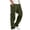 Army Green, variant on Mens Clothing Pocket Long Cargo Activewear Straight-Leg Outdoor Outdoor Workout Pants Pull-On Elastic Waist Adaptable Casual Mens Sweats Army Green XXL