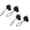 Black(4PCS), variant on Eqslft 2Pcs Black Inflatable Boat Spiral Air Plug Replacement Valve Set for Kayaks, Rafts, and Airbeds Custom Kayak Hardware Kayaking
