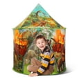 JoyStone Dinosaur Kids Play Tent, Discovery Dinosaur Pop up Tent ...