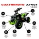 thumbnail image 2 of Mini Cuatrimoto ATV07 Verde con Negro Motor 49cc Encendido Electrico, 2 of 5