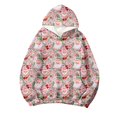 thumbnail image 1 of WEAIXIMIUNG Robe Sweat à Manches Courtes Mode Décontractée Imprimé de Noël à Capuche Manches Longues Top2, 1 of 3