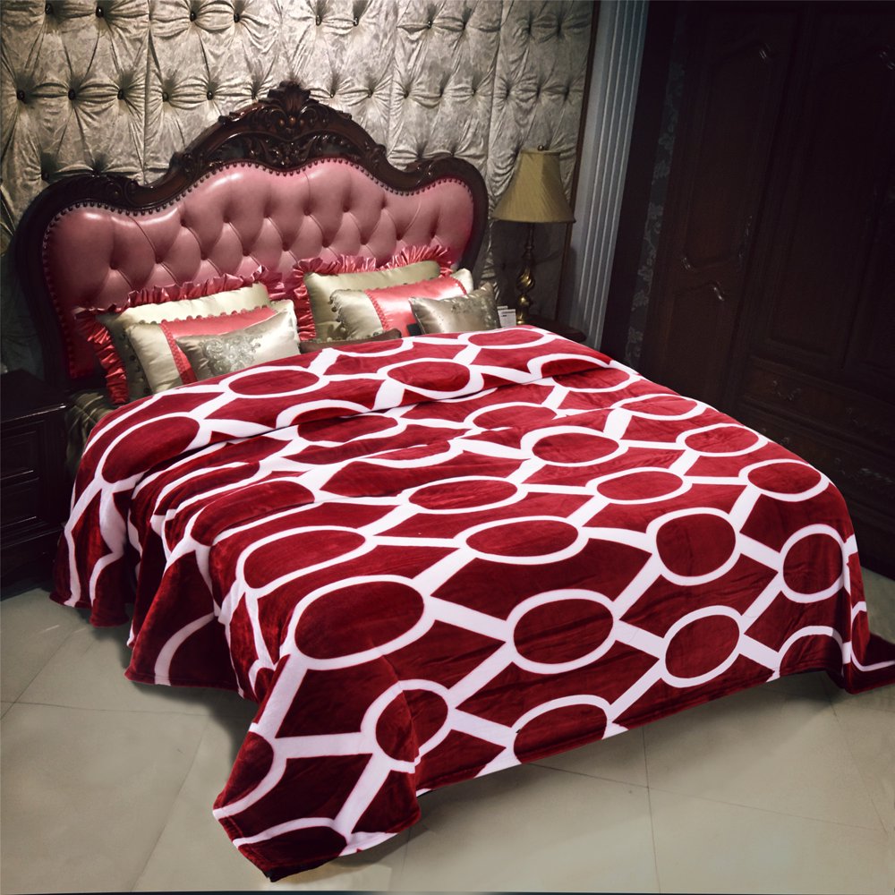 Cozy Warm Flannel Blanket for Bed Couch Super Warm Bed Blanket Cal King