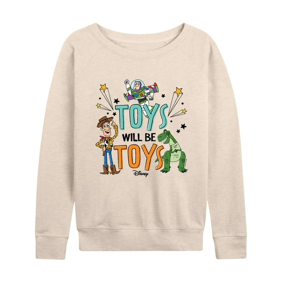 Toy Story - Toys Will Be Toys - Women's Lightweight French Terry Long Sleeve Shirt