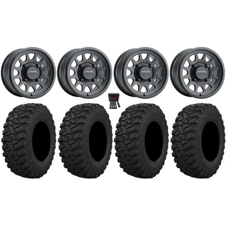 Method 414 15 Wheels Black +13mm 33 Trekker Tires Can-Am Maverick X3 / Honda Pioneer 1000 / Talon Method 414 15 Wheels Black +13mm 33 Trekker Tires Can-Am Maverick X3 / Honda Pioneer 1000 / Talon