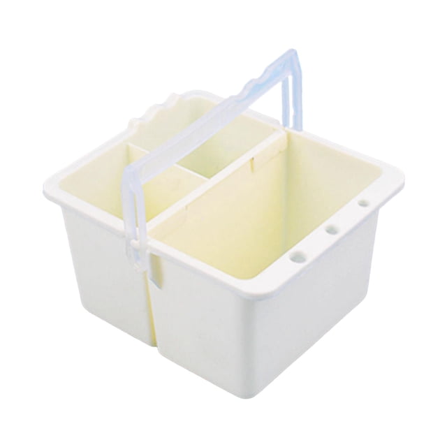 Bote para pinceles, cuenco para pinceles, caja de pintura multiusos para exteriores, pinceles Amarillo