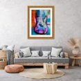thumbnail image 3 of Stephen Chambers 25x32 Gold Ornate Wood Framed With Double Matting Wall Art Titled - Painted Precision Bass, 3 of 6