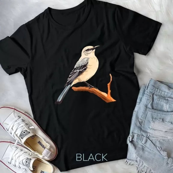 Hot Trending Tee With Northern Mockingbird Lover Illustration T-Shirt Unisex T-Shirt