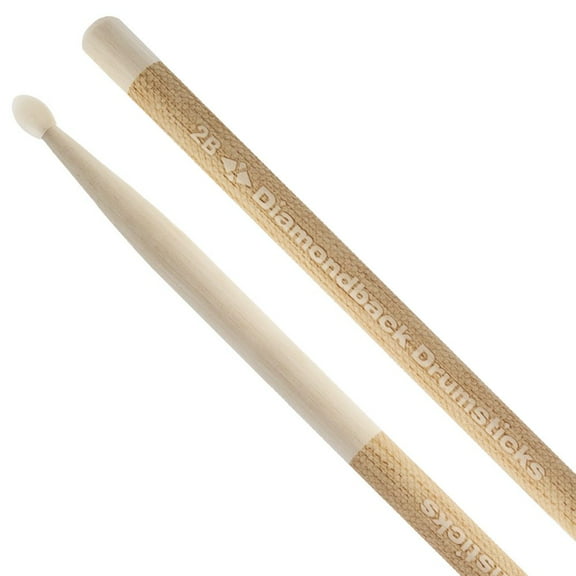 Diamondback Drumsticks Hickory Laser Engraved Drumsticks (2BN)