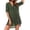 Army Green, variant on Ekouaer Bathing Suit Cover Up Swimsuit Coverup for Women Button Down Bikini Beachwear