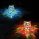 thumbnail image 4 of Pack Outdoor Mosaic Solar Lanterns, Outdoor Solar Lights Hanging Lanterns Rechargeable Waterproof Mosaic Table Lamp Night Light for Garden, Patio, Par, 4 of 4