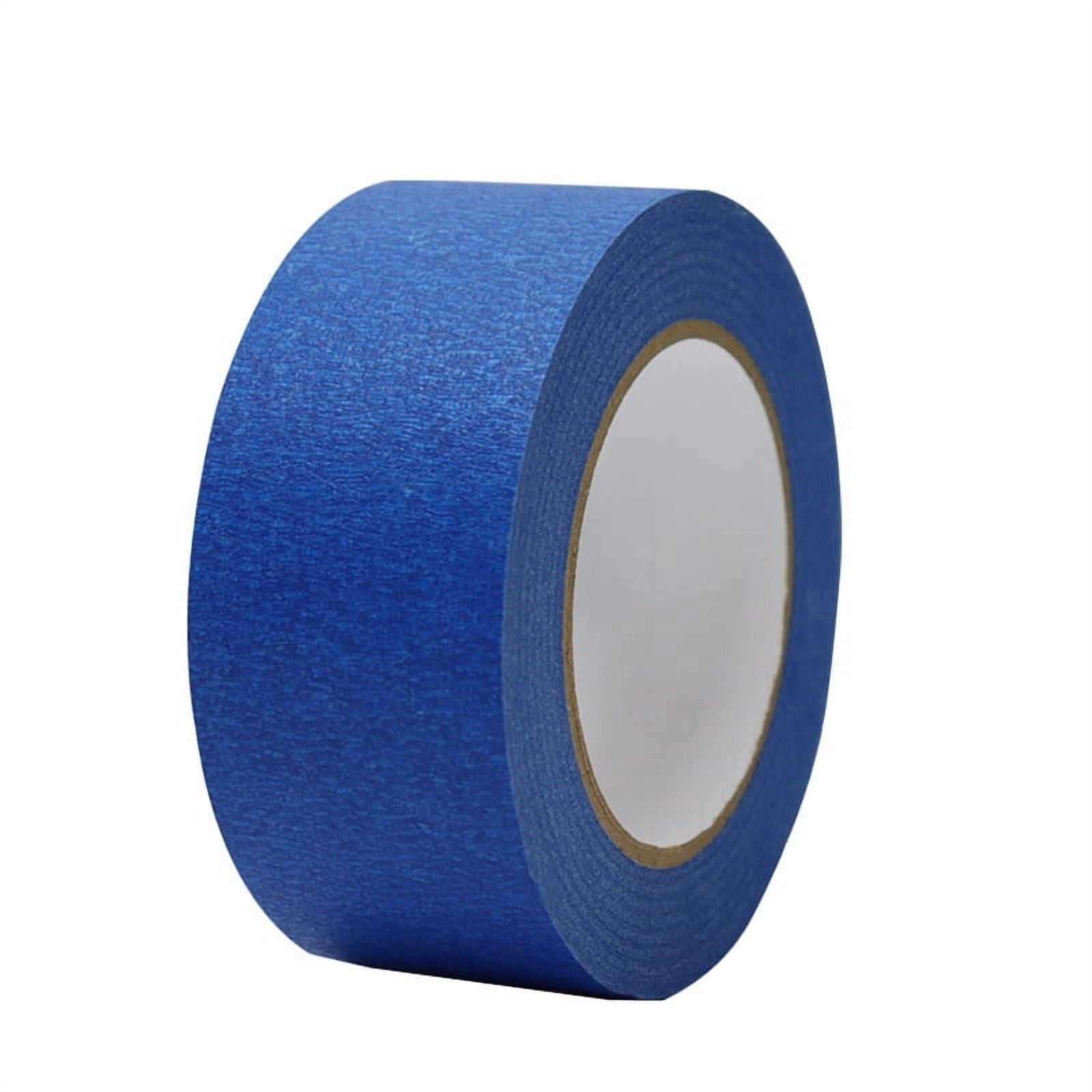 Professional Blue Painter's Tape (50mm x 50m, 6-Pack) - No Residue, Easy Tear & Remove, Multi-Surface Masking Tape for Home, Painting, Crafts