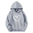 thumbnail image 4 of Sweatshirt for Children Boys And Girls Casual Long Sleeve Hoodies Cute Oversized Fleece Pocket Sweatshirt Tops Fall Outfits Fashion Clothes, 4 of 4