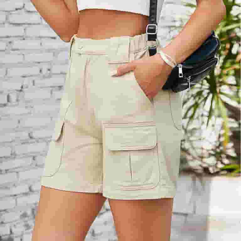 ショートパンツ KITON Women Shorts Burmudas D57113K0961C05002K0961C05 KHAK OJSFQUFP Womens Shorts Tummy Control Khaki Women Summer