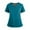 05# Blue, variant on Scrub Tops for Woman Soft Stretch, V-Neck Top Nurse Scrubs Shirts with 4 Pockets Green S