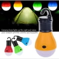 thumbnail image 2 of Linterna LED para tienda de campaña, bombilla de emergencia portátil impermeable para exteriores, alimentada por batería con gancho de clip, (4 paquetes), 2 of 5