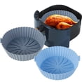 thumbnail image 2 of Pot en Silicone pour Friteuse à Air Chaud Réutilisable Coloré pour Four à Friteuse à Air et Micro-Ondes, 2 of 8