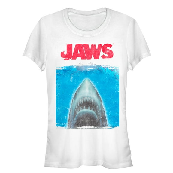 Junior's Jaws Shark Movie Poster Graphic T-Shirt