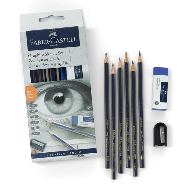 Faber-Castell Graphite Sketch Set, Drawing and Sketching for Beginners