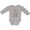 AC-Heather Grey, variant on Oma and Opa Love Me Boys or Girls Long Sleeve Baby Bodysuit
