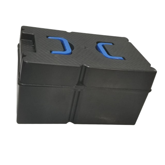 Caja de batería de bicicleta eléctrica, caja de almacenamiento de batería con mango plegable, soporte de batería portátil, Estuche de transporte para Estilo B