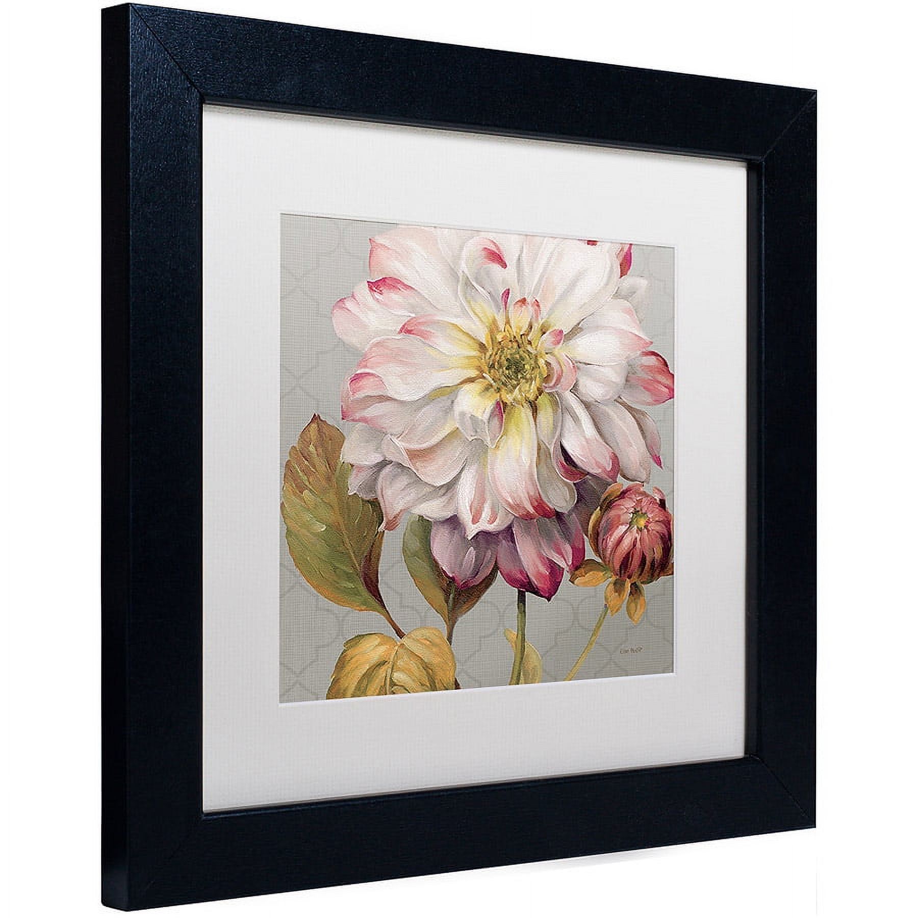 Trademark Fine Art "Classically beautiful II" Canvas Art by Lisa Audit, White Matte, Black Frame