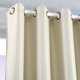 thumbnail image 5 of Cortinas opacas con ojales sólidos con aislamiento térmico para sala de estar (beige 1 panel 39x98in), 5 of 8