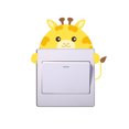 thumbnail image 1 of Keepw Small Cute Cartoon Animal Switch Sticker Nursery Kids Bedroom Removable Wall Decals PVC Home Wallpaper, 1 of 9