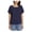 Green, variant on Women's Short Sleeve Cotton Gauze Pullover Top (X-Large, Pink)