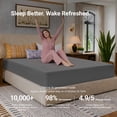 thumbnail image 3 of Avenco Lumina 14" Medium Adult Cooling Gel Memory Foam Mattress, King Size, 3 of 20
