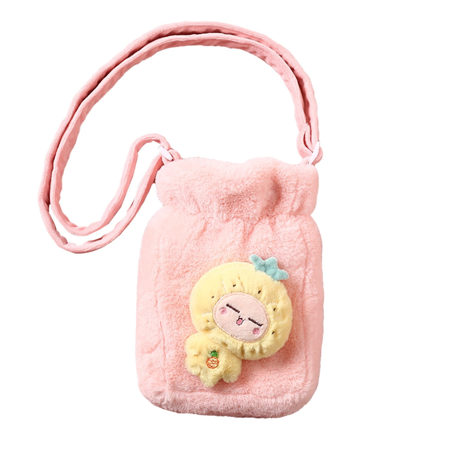 MPWEGNP Fleece Hot Water Bottles Multiple Designs Easy Removable Cover