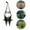 #122-Black-D, variant on Kieccall Metal Gnome Elf Statue Ground Stake Ornament for Outdoor Garden Lawn Patio Yard Landscape Art Decoration