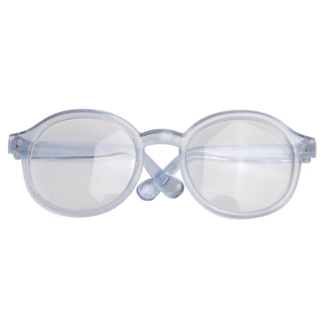 Diversión de moda para gatos y perros: accesorio de Halloween: gafas de sol transparentes de color azul cielo para mascotas