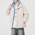 thumbnail image 1 of Xihbxyly Chaqueta con Capucha para Hombre, Abrigo Informal Holgado con Cremallera, Ligera y Resistente Al Viento, con Dos Bolsillos Delanteros, Ideal para Escalada, Senderismo y Viajes. Ideal para Pr, 1 of 5