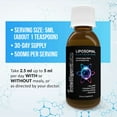thumbnail image 4 of Intelligent Labs Liposomal Glutathione - Highly Advanced Antioxidant, Reduced Setria, 500MG per Serving Liquid Supplement Organic, 30 Servings, 4 of 8