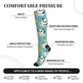 thumbnail image 2 of Pofeuu Panda Bathing Print Compression Socks for Women & Men Circulation - Best Support for Nurses,Running,Athletic,Sports, 2 of 7
