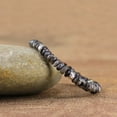 thumbnail image 5 of Natural Black Moonstone Stone Beaded Bracelet Gemstone Bracelet Adjustable NEW, 5 of 9