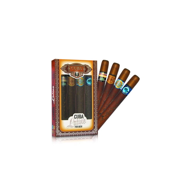 Set de perfume Cuba Latino para hombre 4 x 35 ml EDT