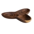 thumbnail image 7 of Bloomingville Modern Acacia Wood Appetizer Bowl with 3 Compartments, Natural, 7 of 7