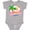 AC-Heather Grey, variant on Inktastic I Love Florida with Ocean and Palm Trees Boys or Girls Baby Bodysuit