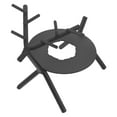 thumbnail image 4 of FUTUREORYY 1ensemble Chauffe-Cire en Fer Noir Compact Vintage pour Extérieur et Maison, 4 of 7